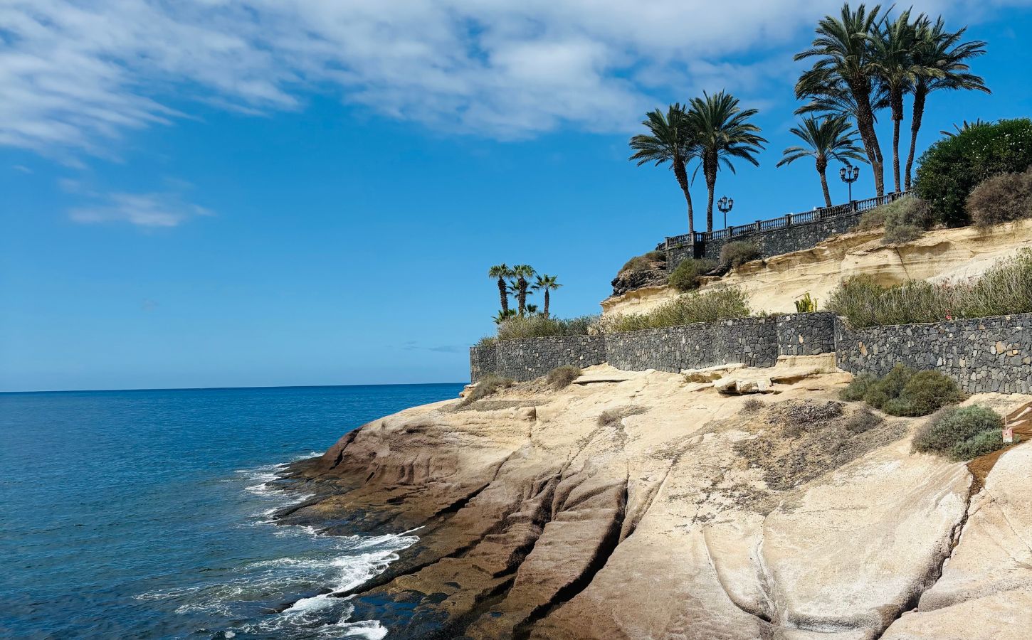 Playa del Duque Startpunkt Schnorcheln strand von adeje schnorcheln