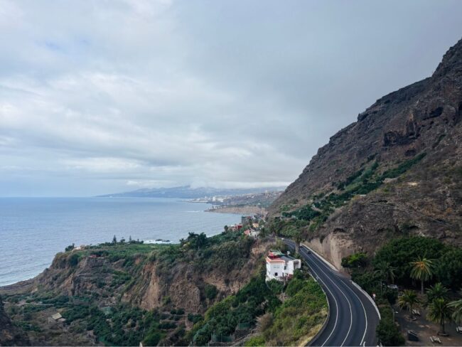 view of the north coast of tenerife