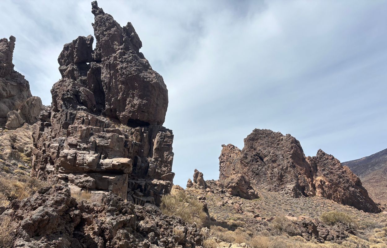 Wanderweg Roques de Garcia wanderung zwischen den felsen des teide