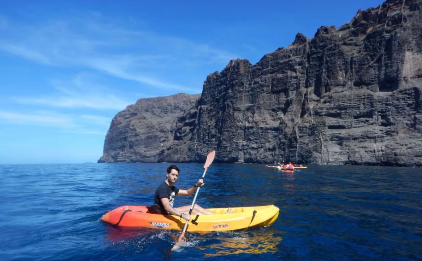 sortie kayak autour de los gigantes excursion vers los gigantes en kayak