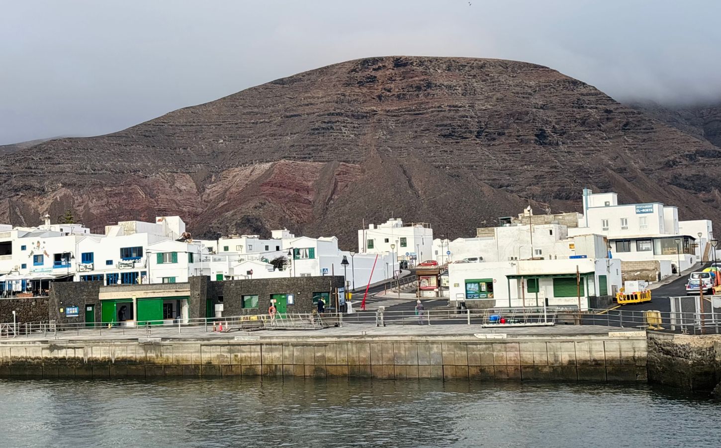 aller dans le nord de lanzarote en voiture port de orzola à lanzarote