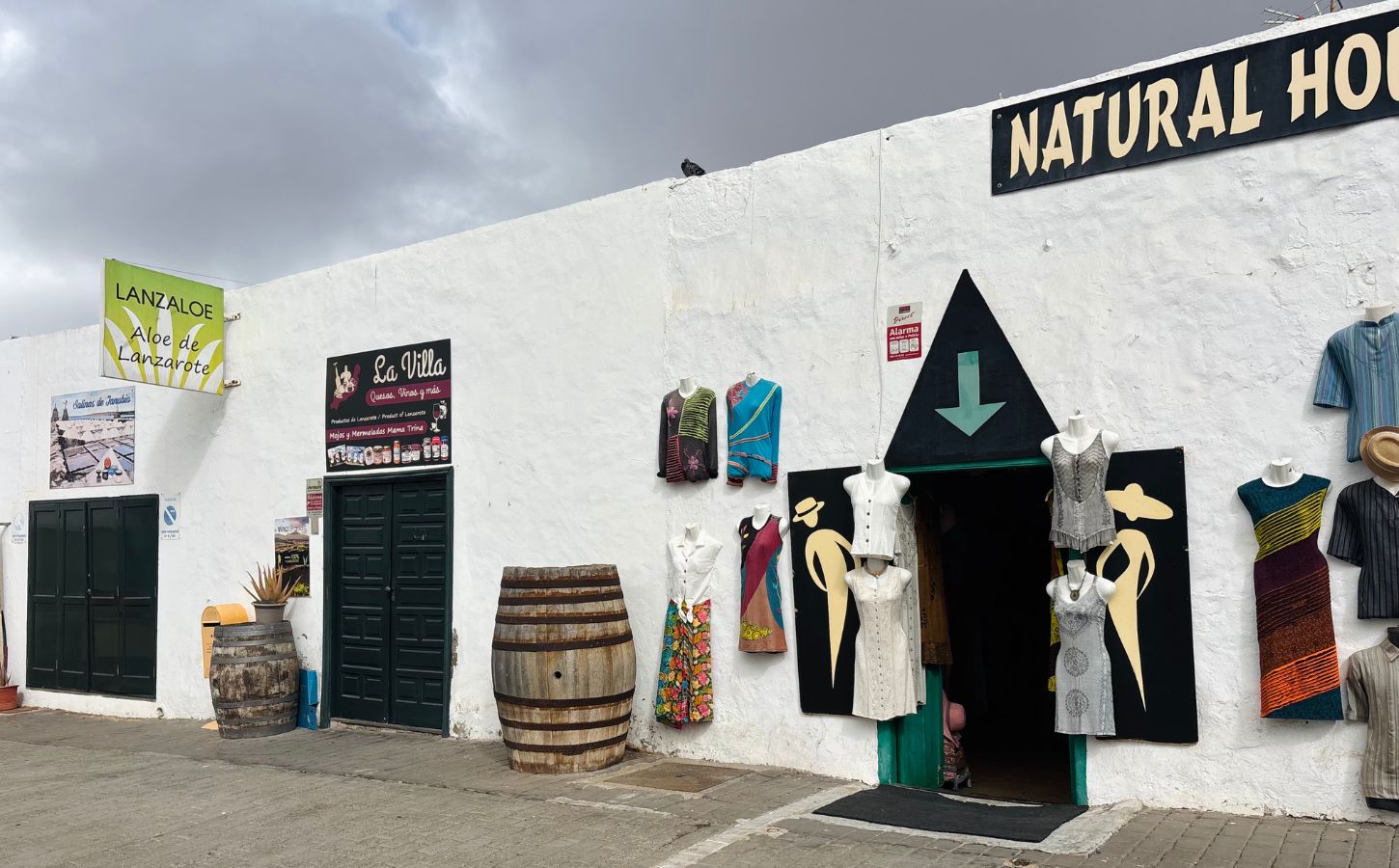 Kunsthandwerksladen in Teguise besichtigung des dorfes teguise