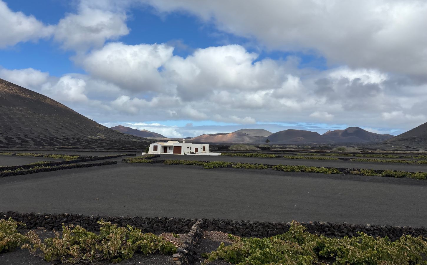 région de la geria lanzarote vallée des vignes