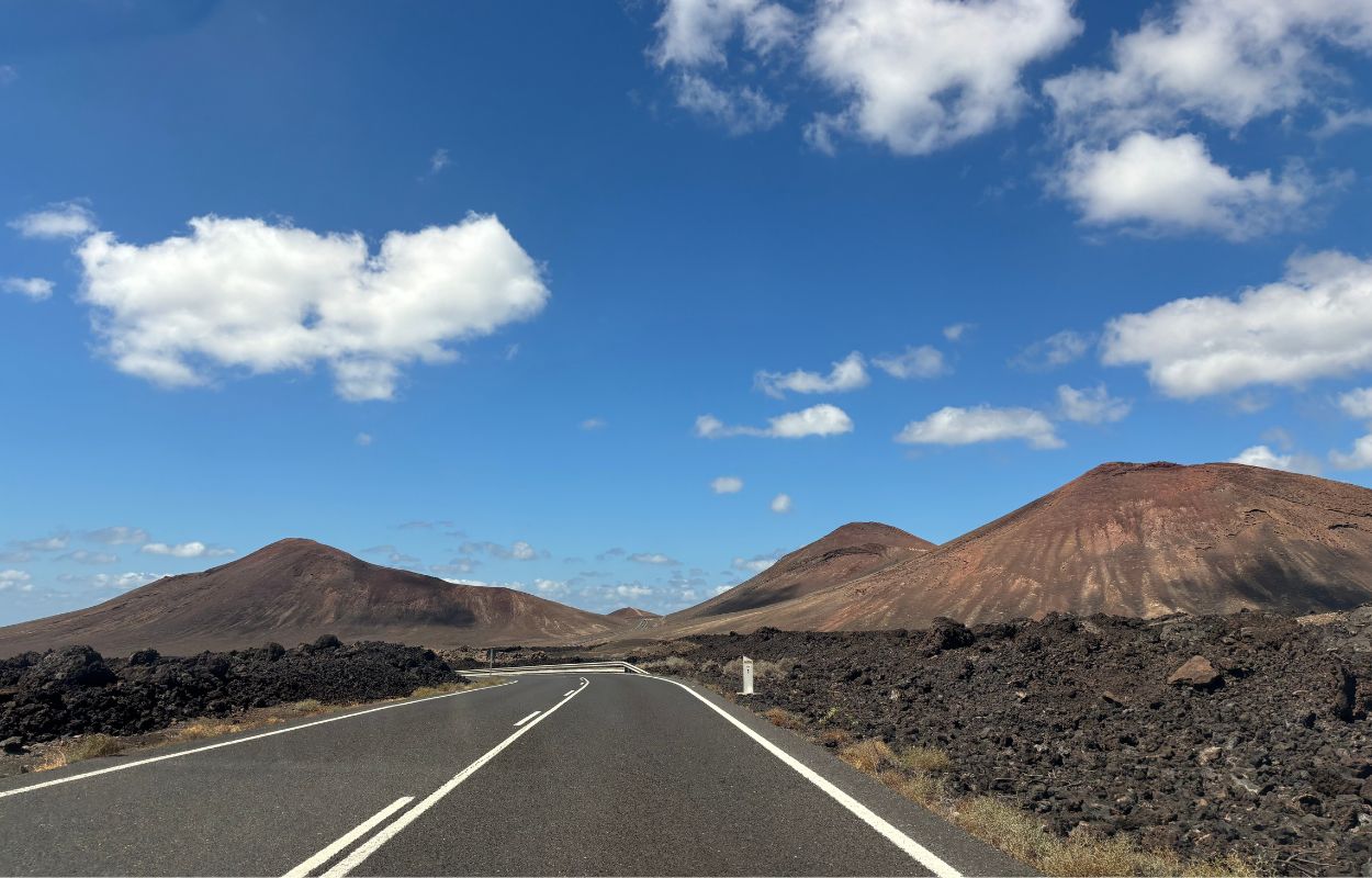 Straßen von Lanzarote reisen nach lanzarote