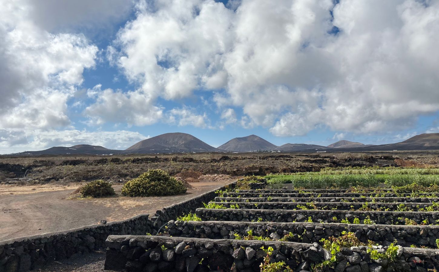 auf den Straßen von Lanzarote tal von geria lanzarote
