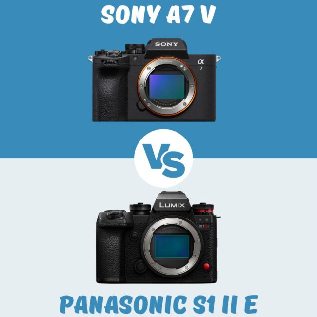Sony A7 V vs Panasonic S1 II E Sony A7 V vs Panasonic S1 II E comparison