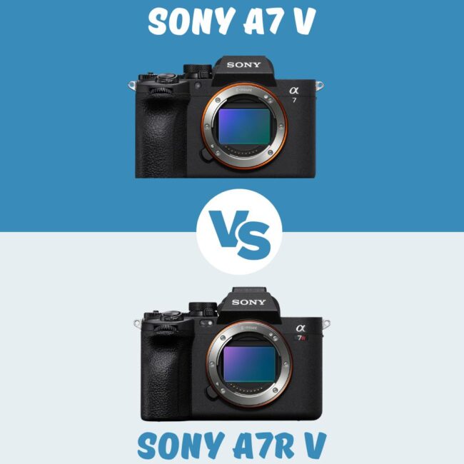 Sony A7 V vs Sony A7R V Sony A7 V vs Sony A7R V comparison