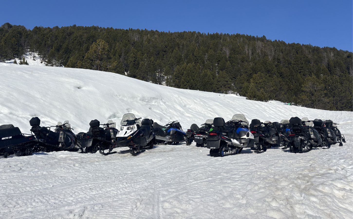 départ activité motoneige