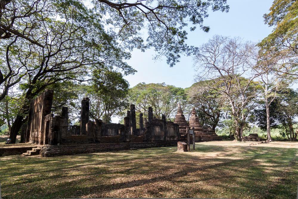 Parque Si Satchanalai en Sukhothai Parque Si Satchanalai, Tailandia