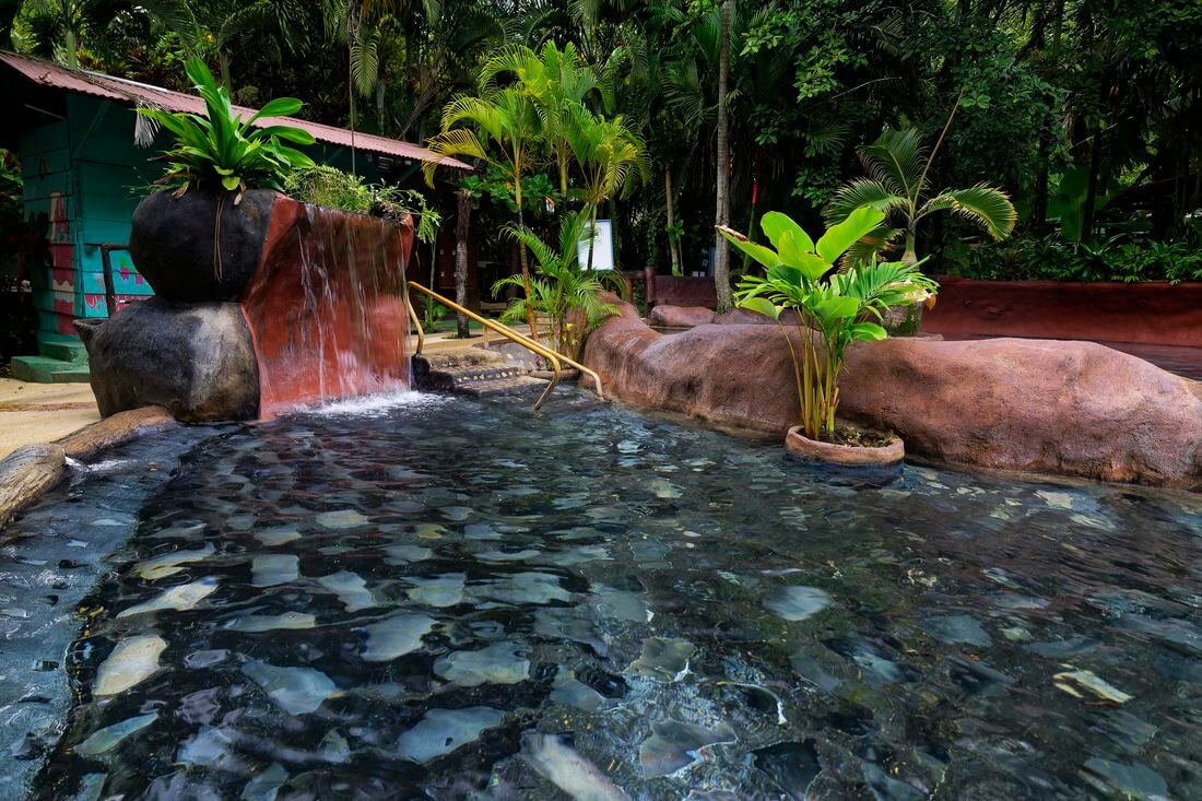 Aguas termales Aguas termales en el volcán Arenal, La Fortuna