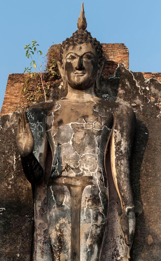 Wat Saphan Hin, Sukhothai templos y estatuas de Sukhothai