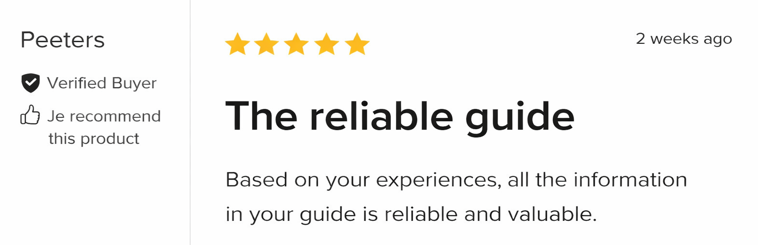 Travel guide reviews (3)