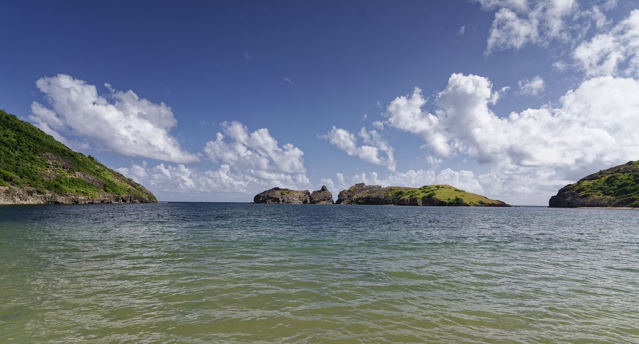 Bucht von Pompierre Strand von Pompierre