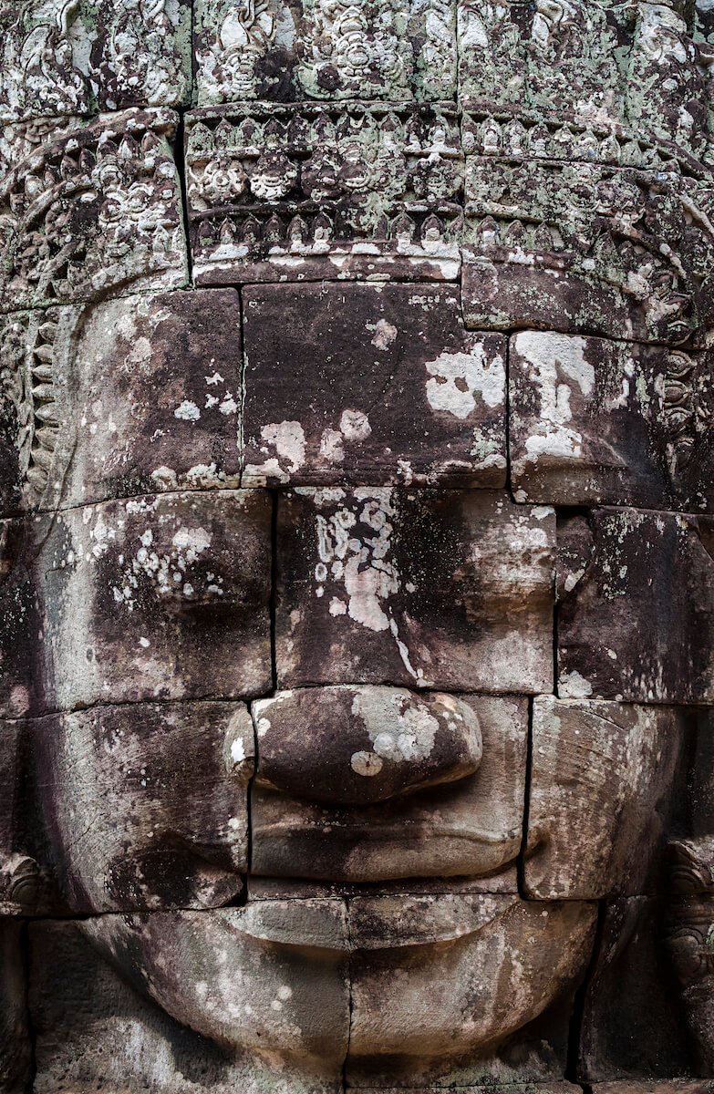 Gesicht in den Angkor-Tempeln Angkor in 3 Tagen besuchen