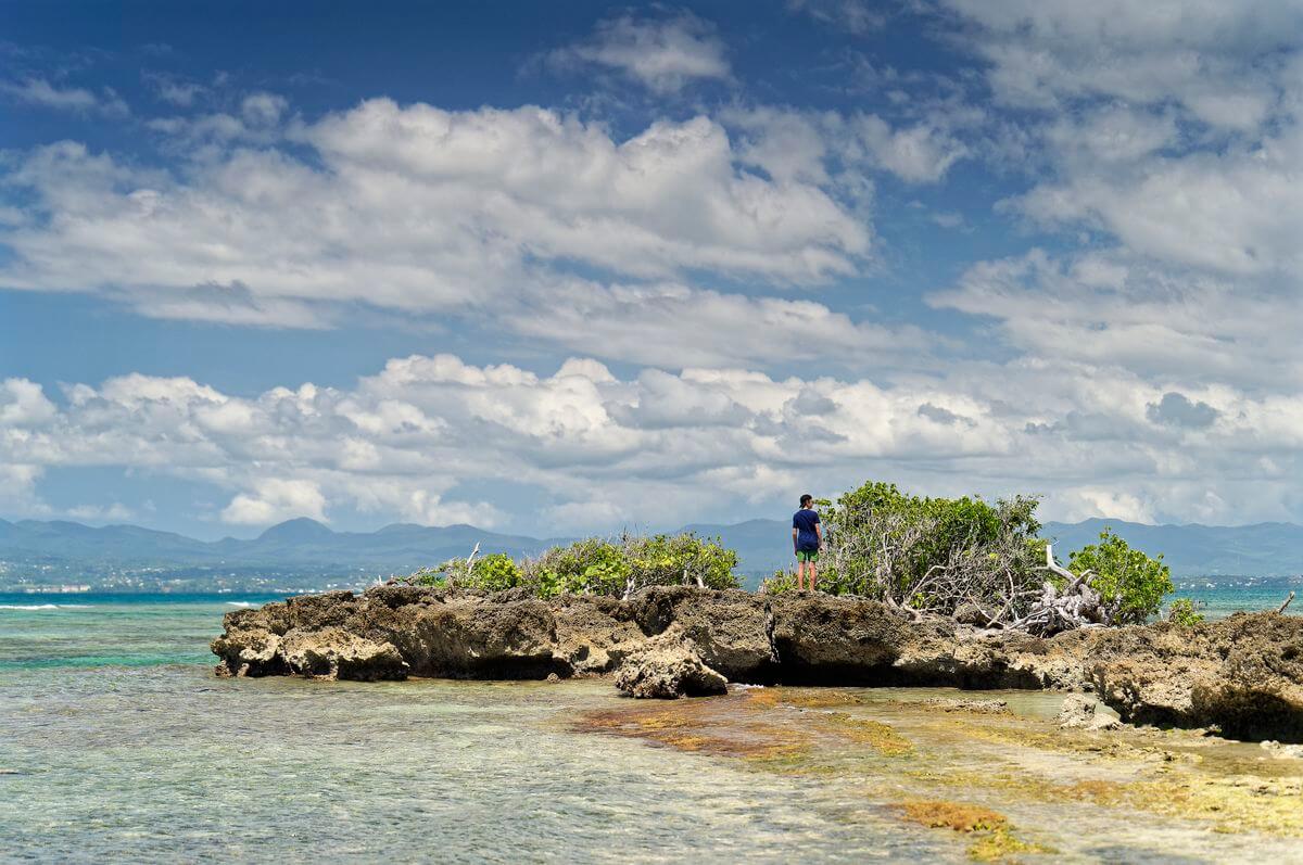 Riff des Îlet Gosier Korallenriff Îlet Gosier