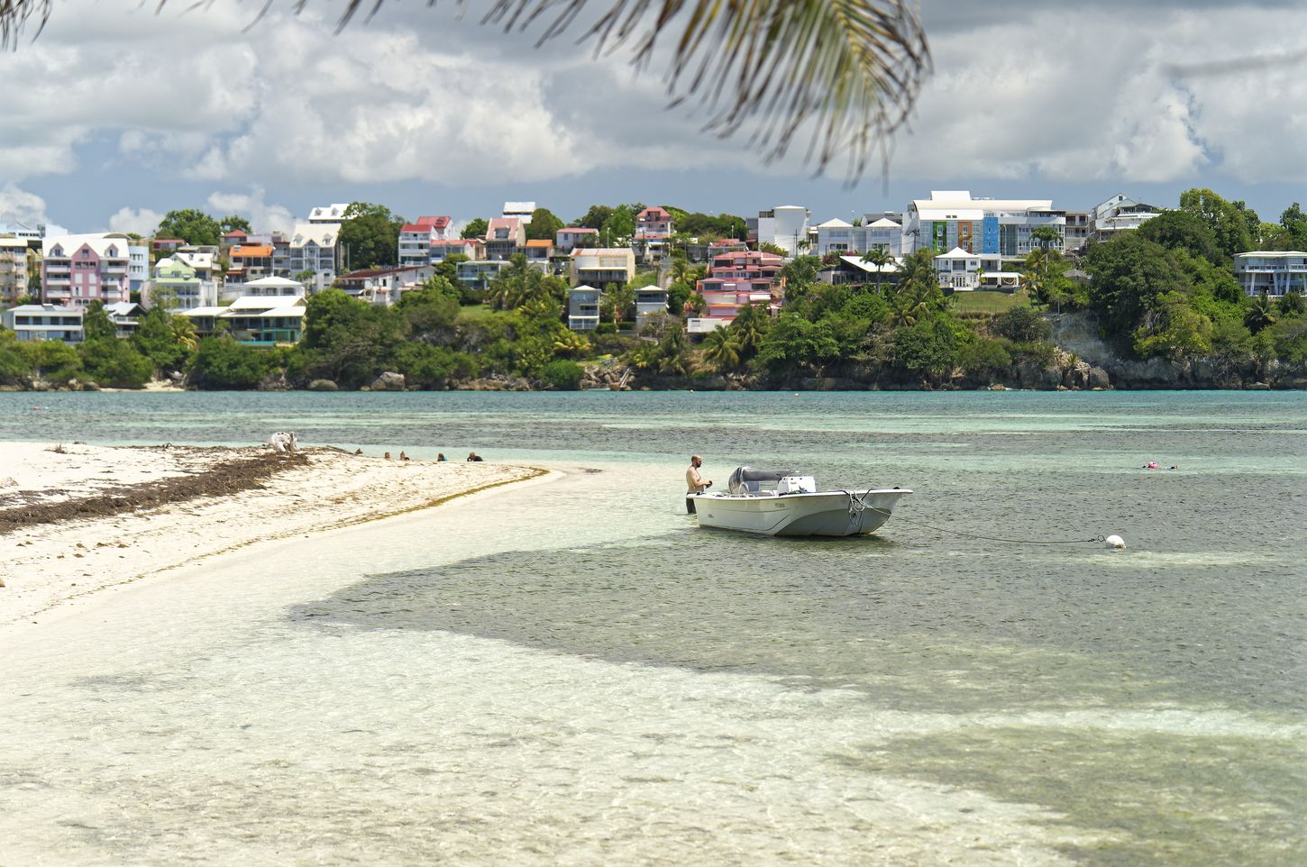 Anderer Strand auf Ilet du Gosier Ilet-Strand