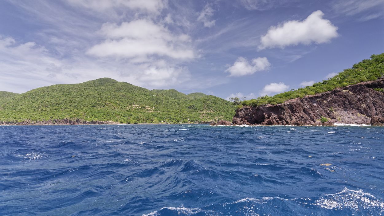 Baie des Tortues, Terre-de-Bas zum Segeln Segeln in der Baie des Tortues
