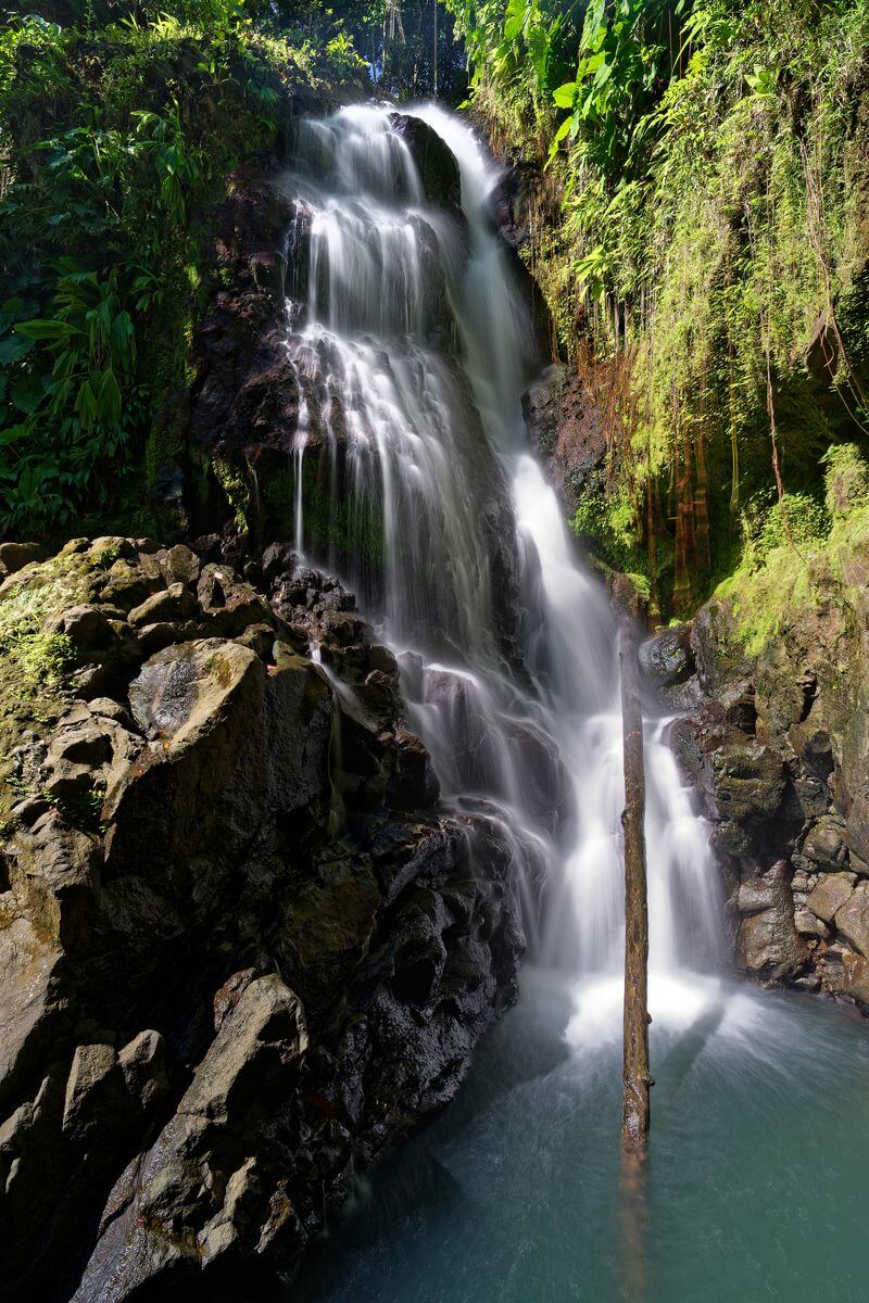Langzeitbelichtung Wasserfall Goyave Langzeitbelichtung Wasserfall