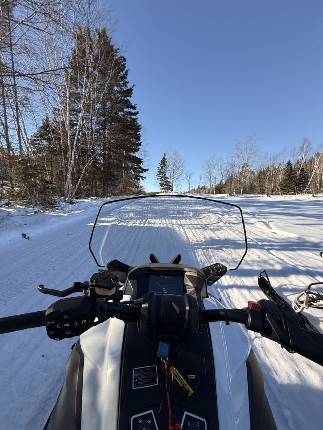 Schneemobil in Québec