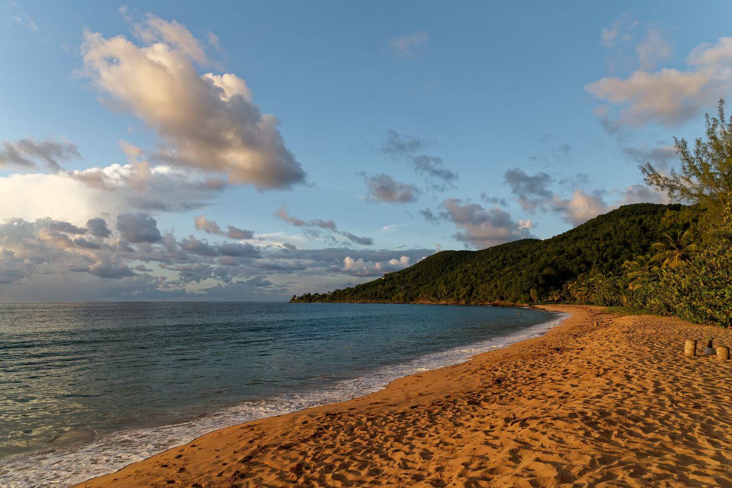 Strand Grande Anse in Guadeloupe Blick auf den Strand Grande Anse, Guadeloupe