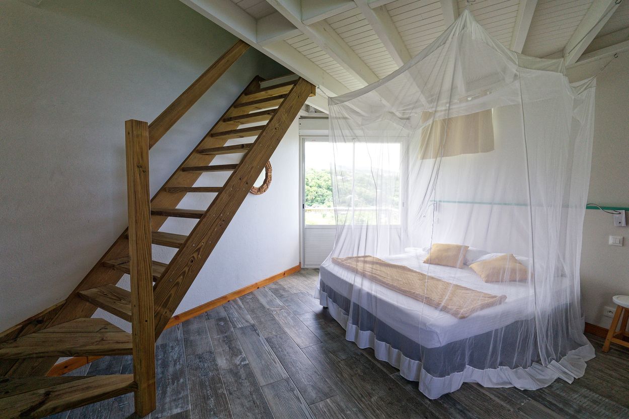 Innen Jardin des Ilets Innenraum und Schlafzimmer