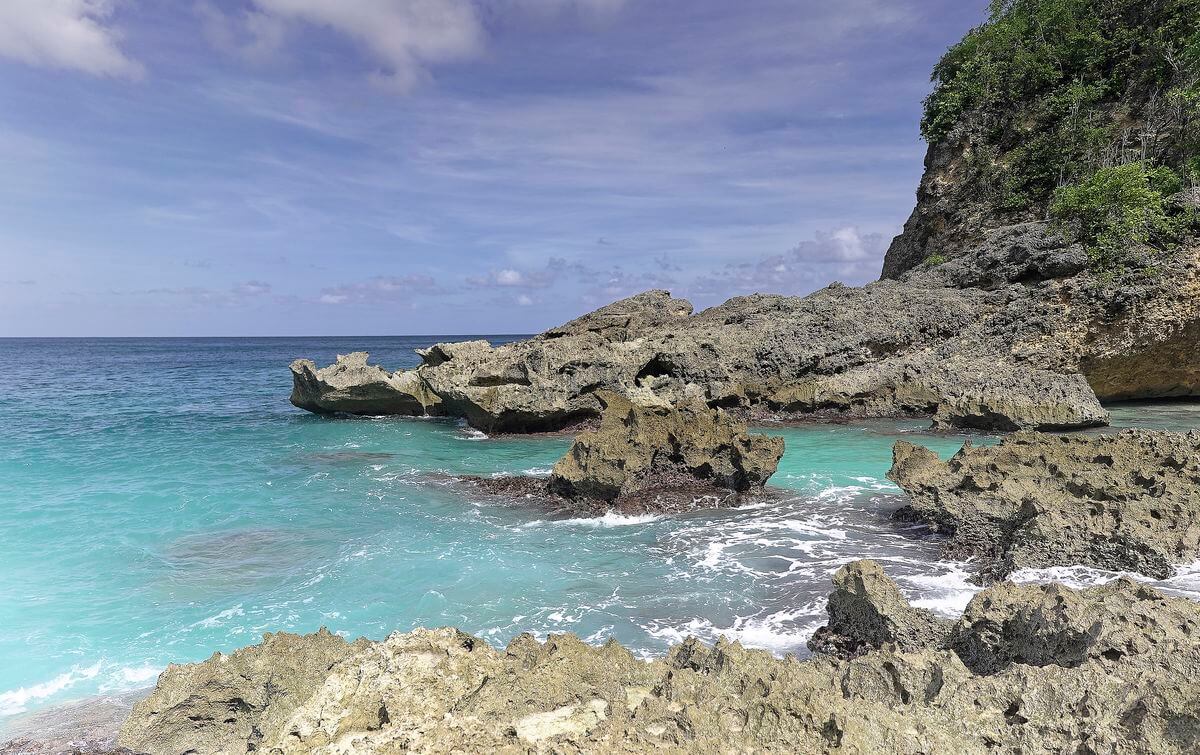 die schöne Anse Castalia Anse Castalia in Guadeloupe