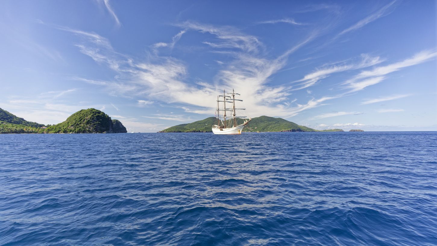 Les Saintes mit dem Boot Boot in Les Saintes