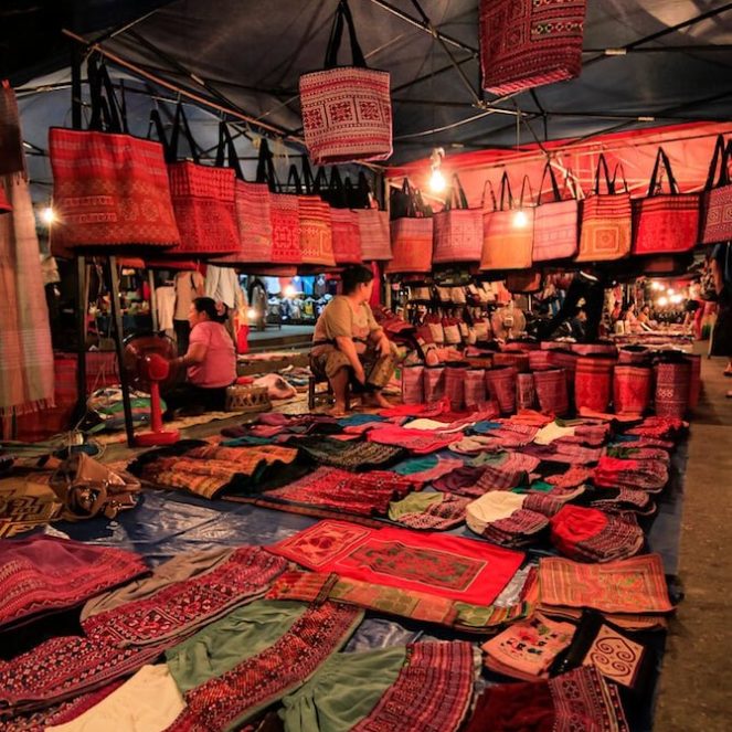 Markt von Luang Prabang – Aktivitäten in Laos Markt von Luang Prabang – die besten Aktivitäten