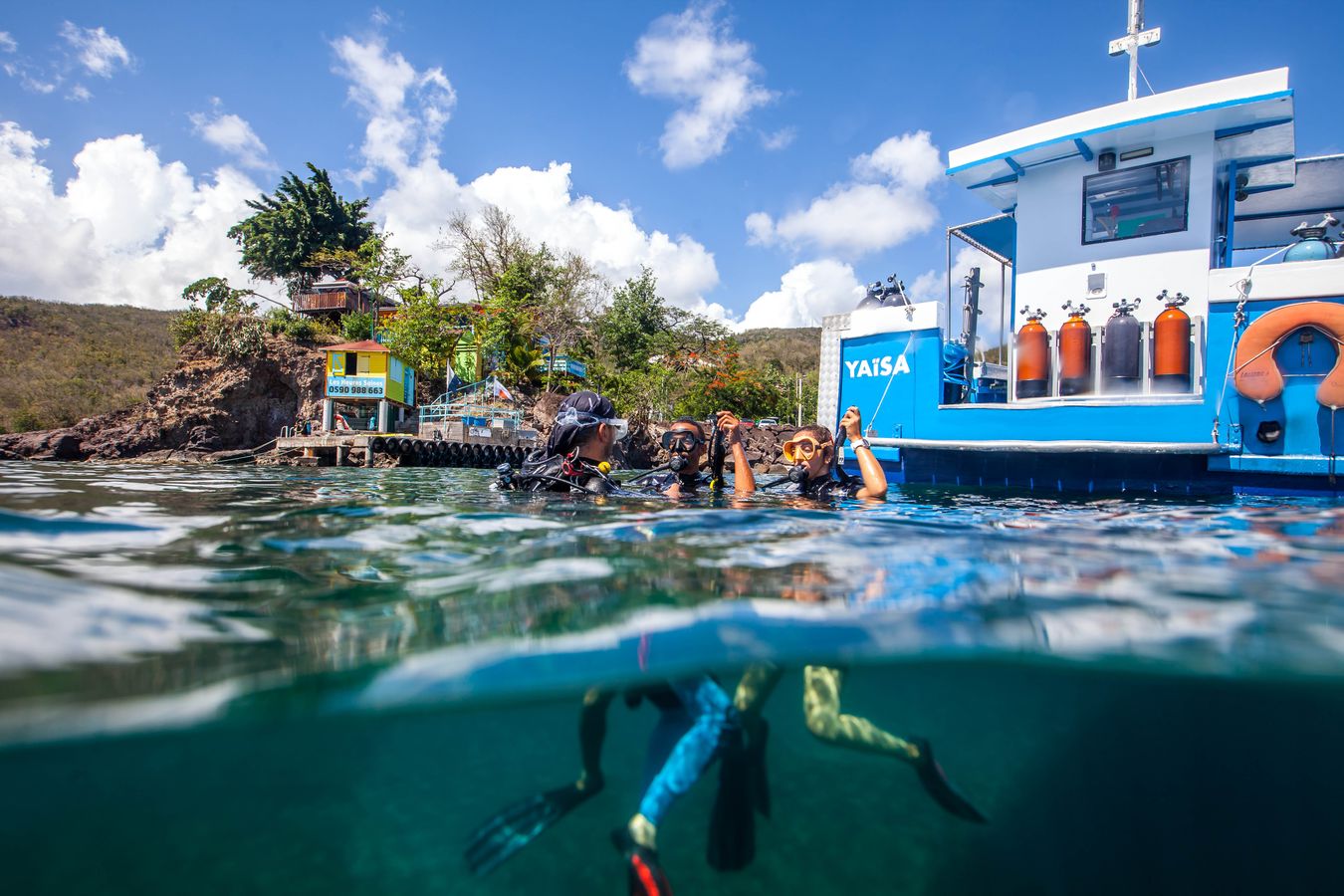 Start der Heures Saintes Cousteau Reserve
