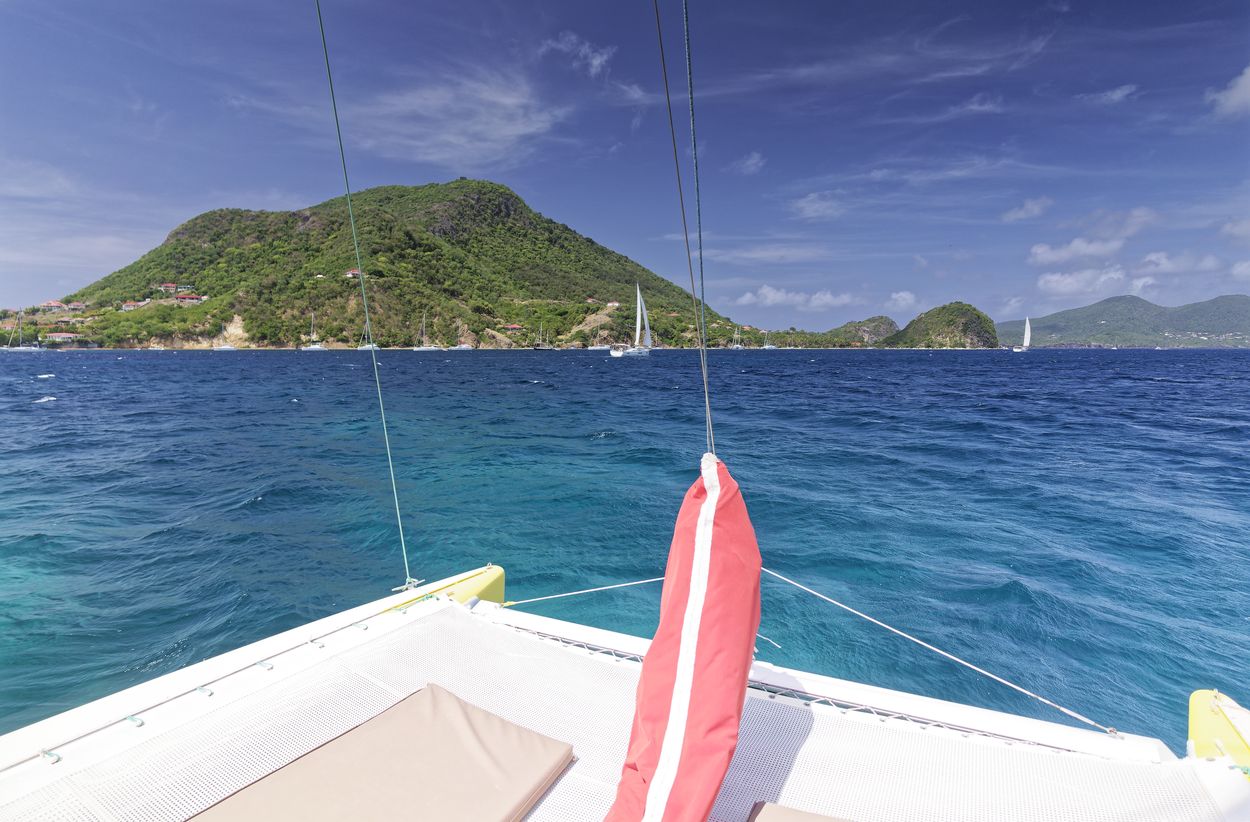 Segeln in Les Saintes Segeln in Les Saintes mit der Familie