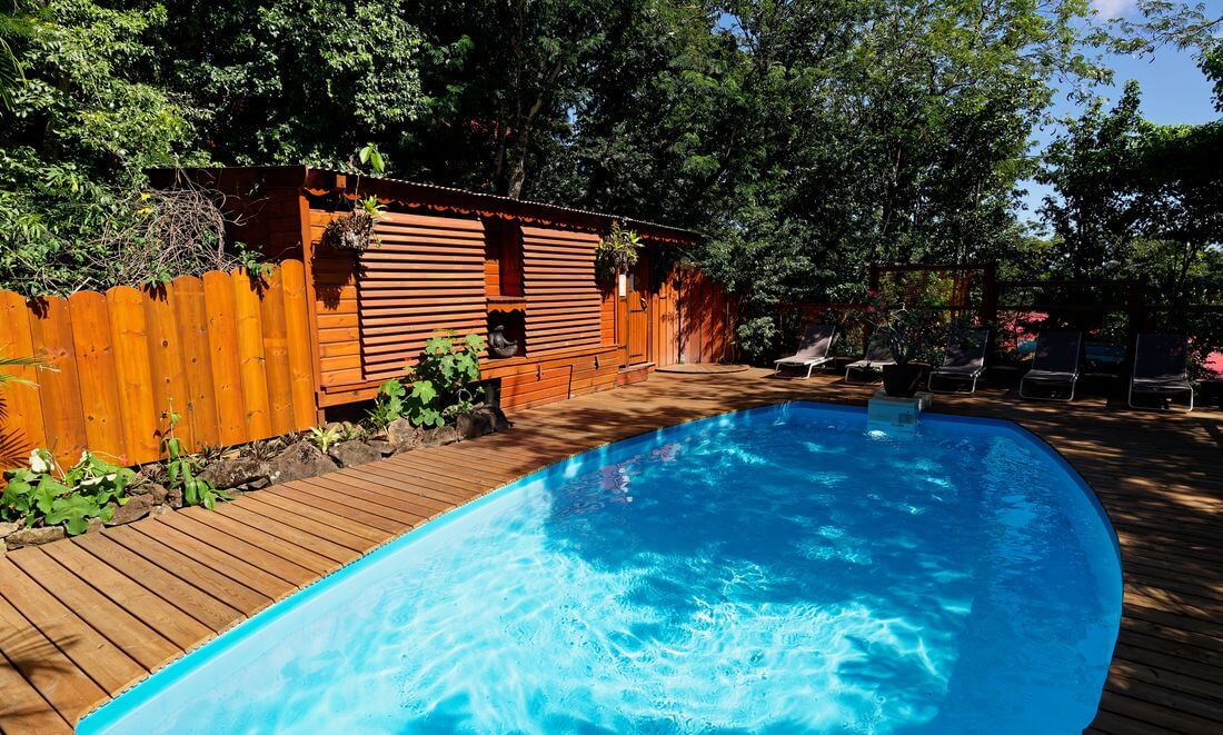 Swimmingpool Jardin du Colibris Unser Swimmingpool dort
