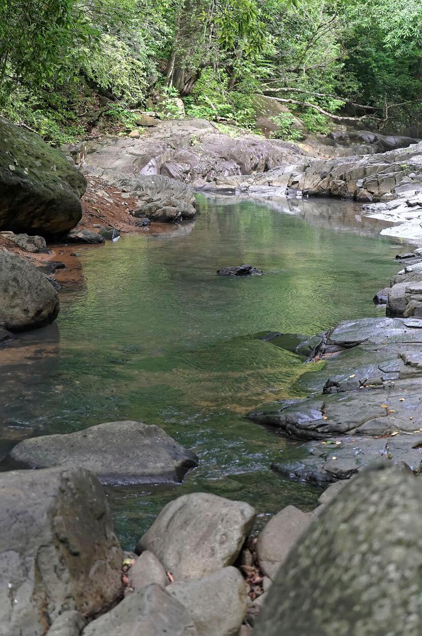 Fluss von Acomat Acomat-Fluss, Guadeloupe