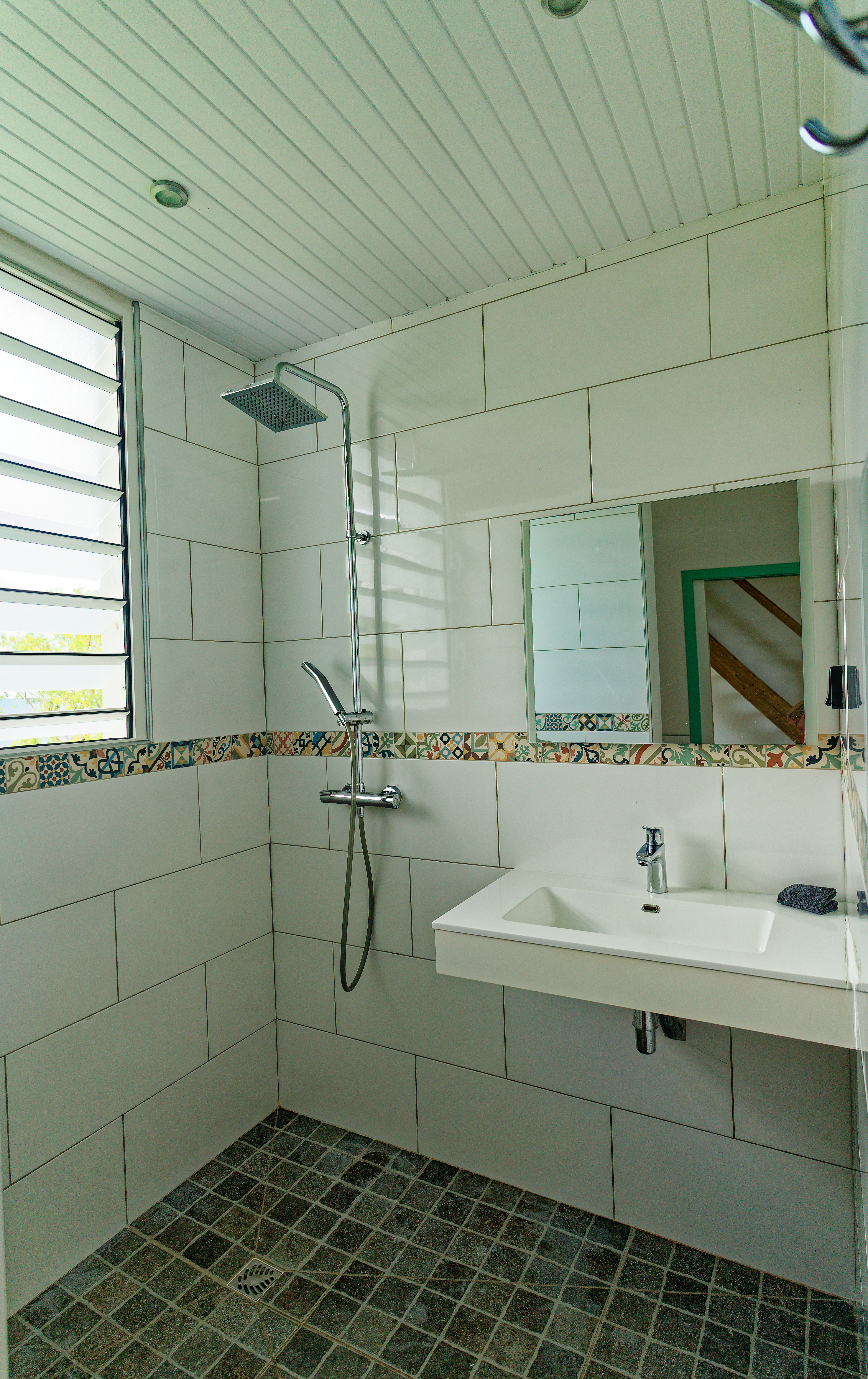 Badezimmer Jardin des Ilets Badezimmer im Jardin des Ilets