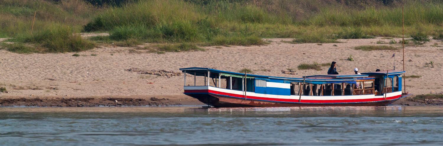 Reise nach Laos, Südostasien Laos Bootsroute