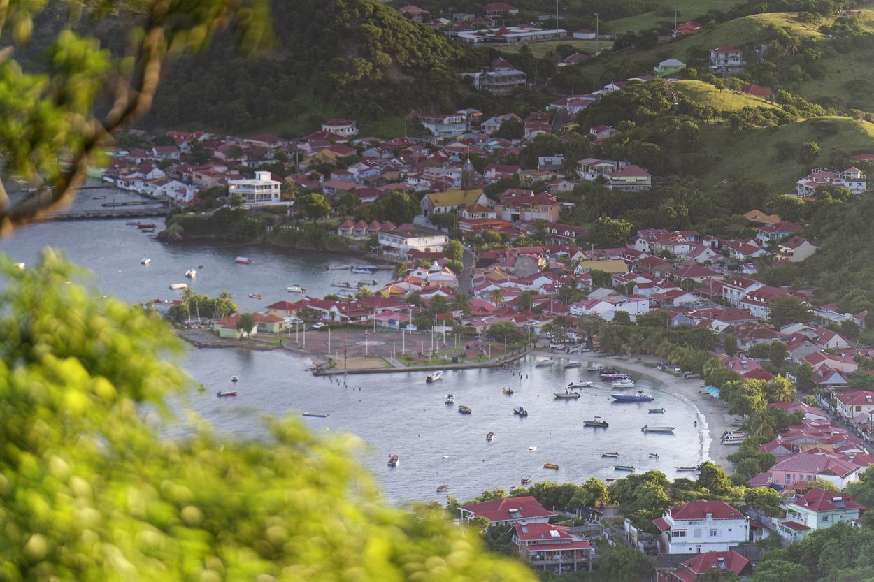 Dorf auf Terre-de-Haut Blick auf Terre-de-Haut