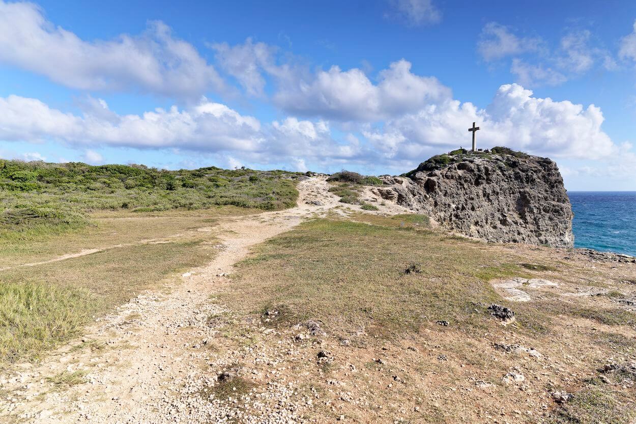 Aussicht am höchsten Punkt der Schlösser cross summit pointe des chateaux