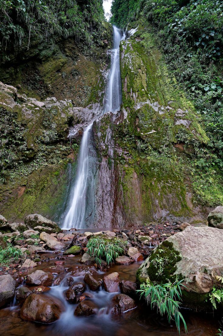 Aufnahme der Galion Falls Langzeitbelichtung an den Galion Falls