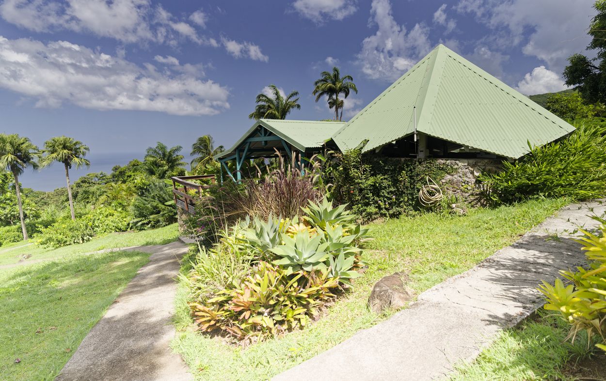Überblick über die Lodge Lodge und Wohnhaus