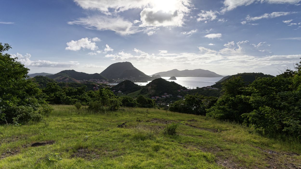 Blick auf Terre-de-Haut Blick auf Morne Morel