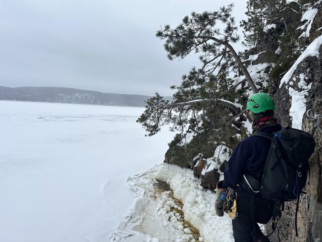 Saguenay winter via ferrata experience winter via ferrata