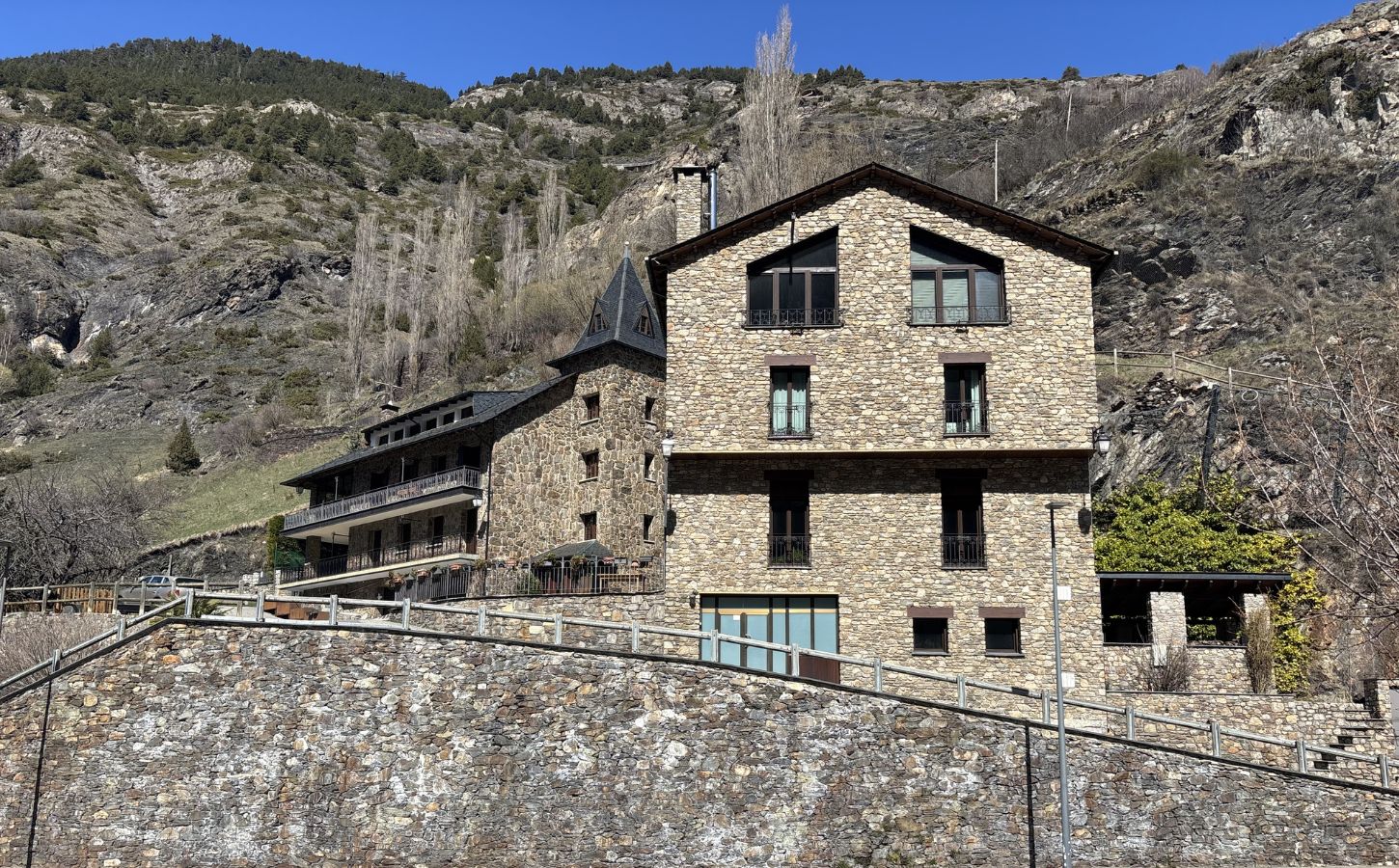 mountain house in Andorra stone house in Andorra