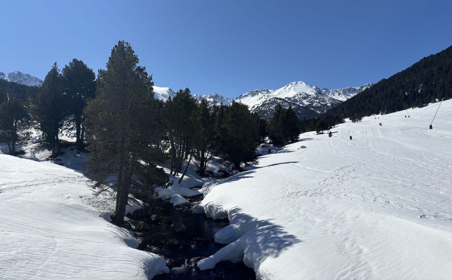 Winter landscapes in Andorra