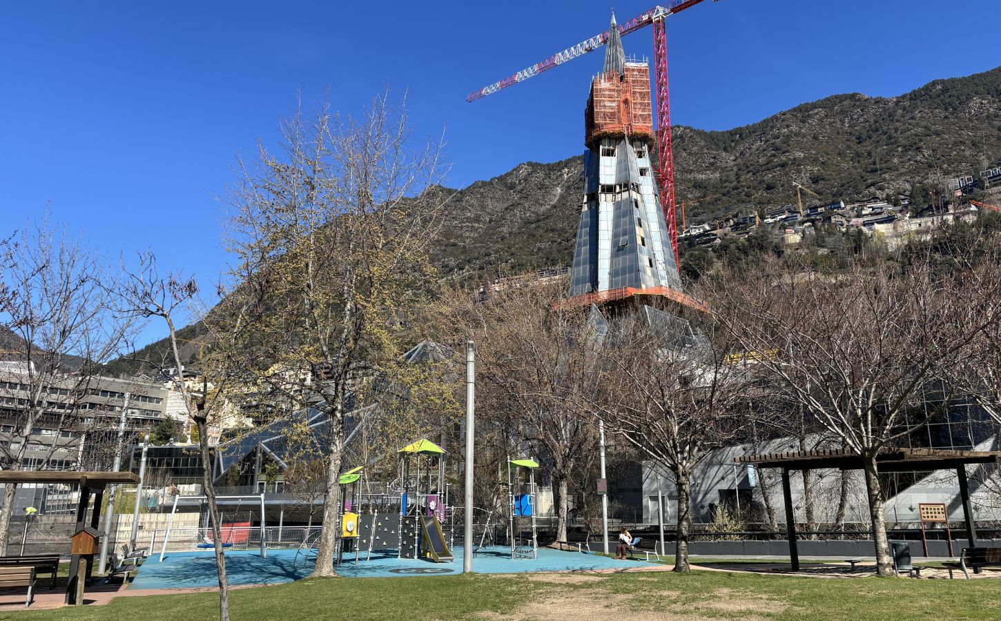 Caldea spa Andorra relaxing at the Caldea spa
