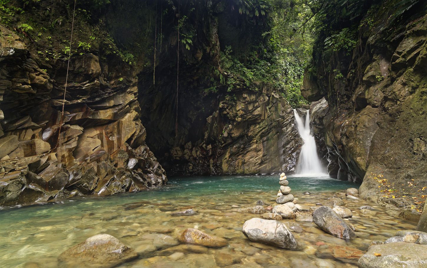 Cascada escondida: Cascada de Matouba cascada principal de Saut Matouba