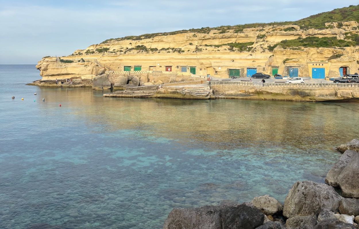 Playa Dahlet Qorrot, Malta, Gozo playa Dahlet Qorrot, Malta