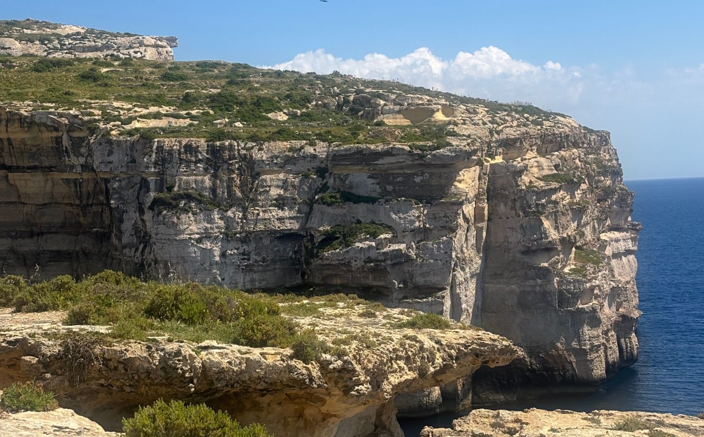 Senderismo en los acantilados de Gozo alojamiento en Gozo