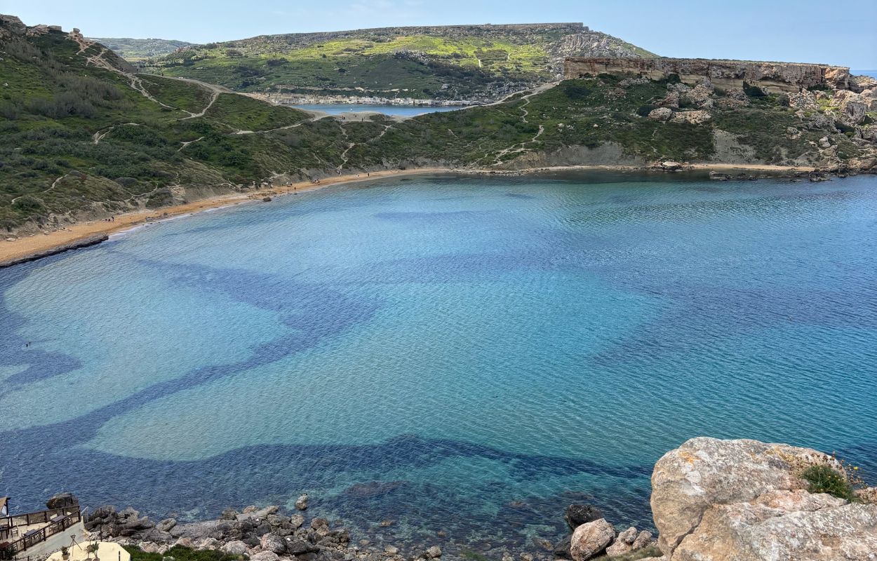 Għajn Tuffieħa, la mejor playa de Malta la mejor playa de Malta