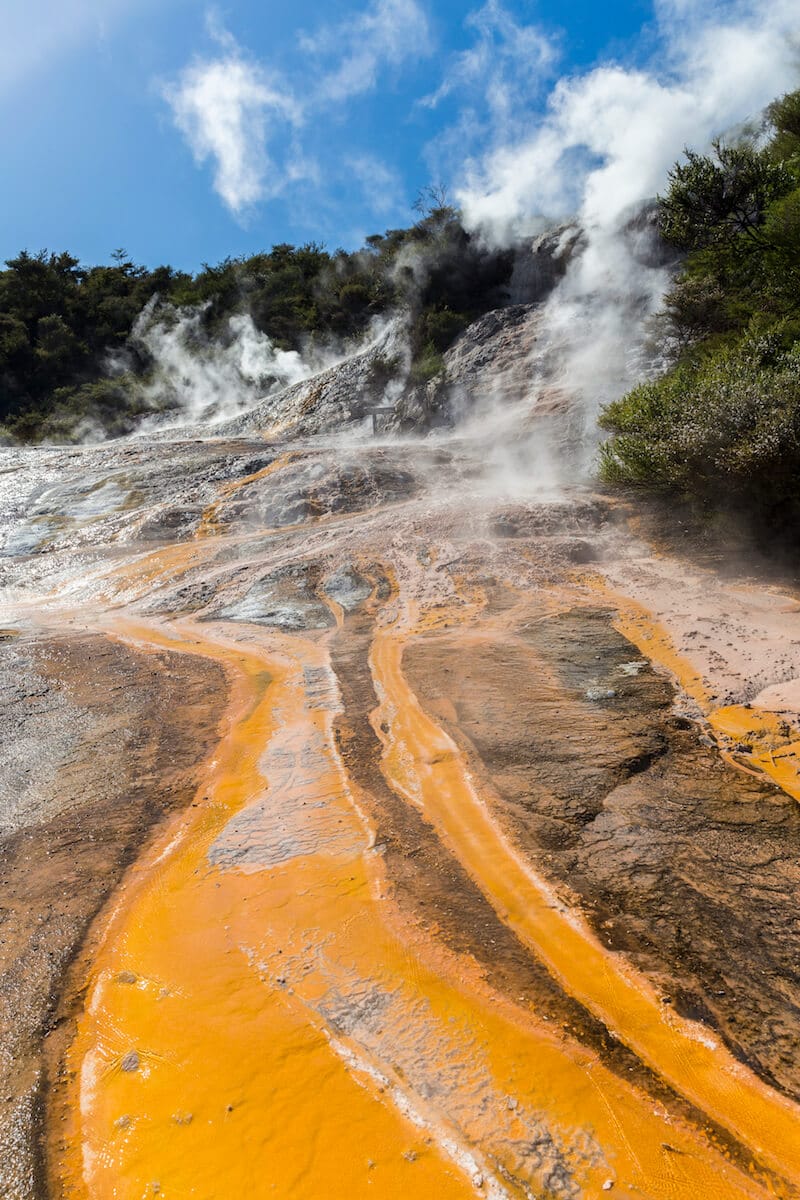 itinerario de la isla norte: orakei korako itinerarios isla norte de nueva zelanda