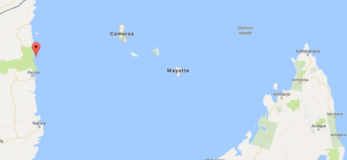 dónde está Ibo en Mozambique dónde está la isla de Ibo en un mapa de Mozambique