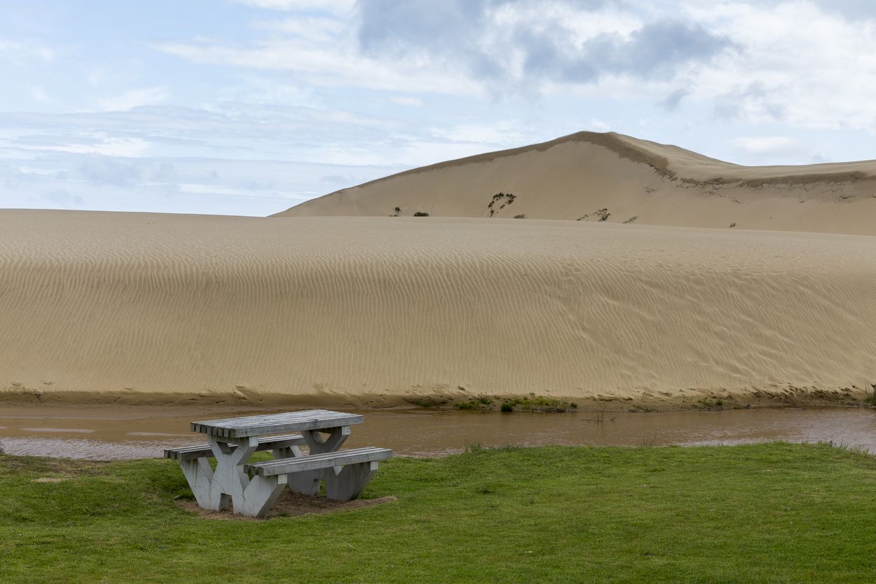 Visita Cabo Reinga en Nueva Zelanda Duna de arena de Te Paki, Cabo Reinga